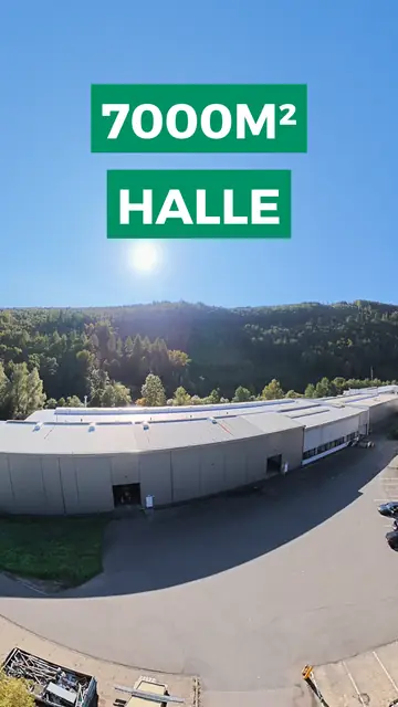 Reel-Vorschau Immobilien Kober & Henke Werdohl: Objektvorstellung: 7.000 m² Halle